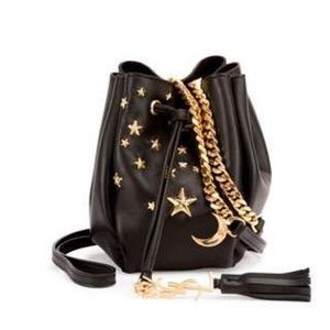 YSL small star studded bucket bag saint laurent